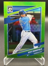 2021 Optic Baseball - White Merrifield #115 Green Prizm - Kansas City Royals