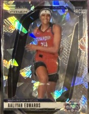 2024 Panini Prizm WNBA - Aaliyah Edwards #142 Ice Prizm (RC)