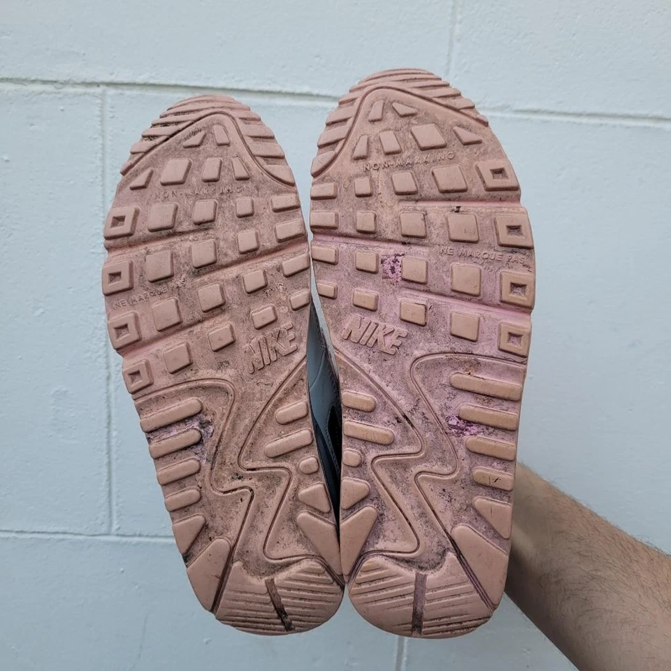 Womens Nike air max 90 2008 rare White pink patent navy 312153 461 UK 5.5 - Image 4 of 4