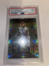 2020 Panini Select Van Jefferson #271 Green & Black Snakeskin Prizm /2 (RC)