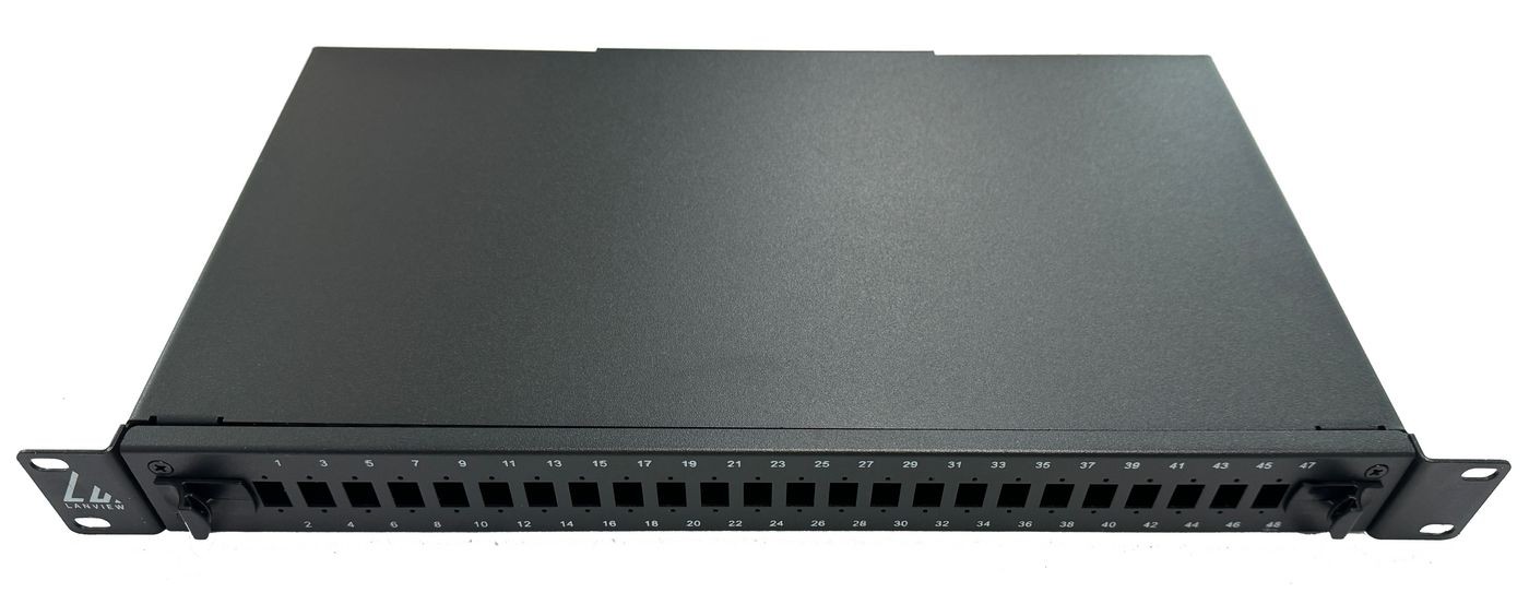 Lanview 24-Port Fibre Patch Panel For Sc Simplex/Lc Duplex Connectors Fiber Odf 5704174320166 - Image 2