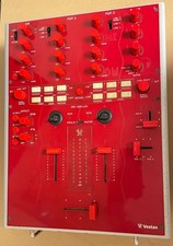 Vestax PMC05Pro4 Red Beat Professional DJ Mixer Tested Working Very Good