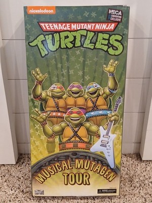NECA Teenage Mutant Ninja Turtles SDCC Exclusive Musical Mutagen Tour 4 Figures
