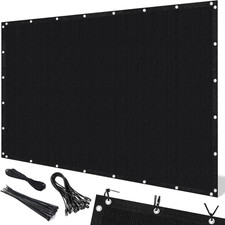 90% Sun Shade Cloth, 3 X 6 FT Pergola Shade Cover Canopy with Grommets, Sun Scre