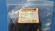 9Pcs- NTC Thermistor 10K Bead w/Terminal, PANR103395-184, AMETHRM, L: 4m/158"
