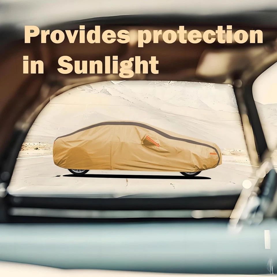 Car Cover Waterproof All Weather Compatible w/ Chevy Corvette Anti-UV protector Foto 3 de 4