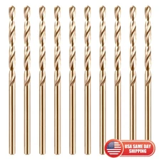 10PCS 2mm Cobalt Drill Bit Set M35 HSS Twist Bits for Hard Metal Stainless Steel
