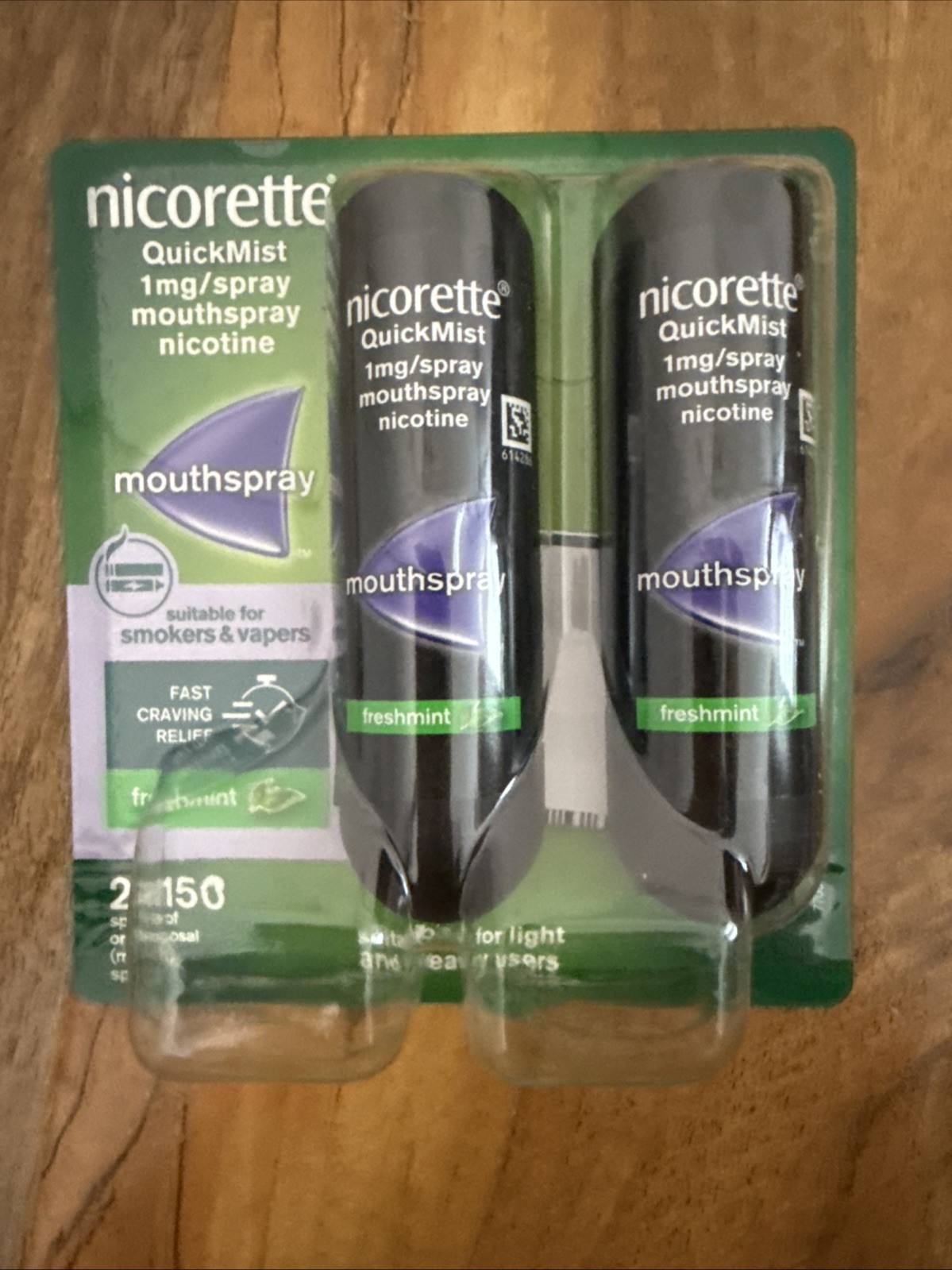 Nicorette Quickmist 1mg Mouthspray Freshmint 2 Unit Quit Vaping Aid
