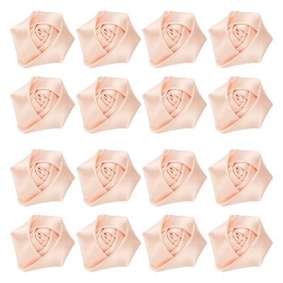 16 Rosen Band Kunstblumen 2'' hellrosa
