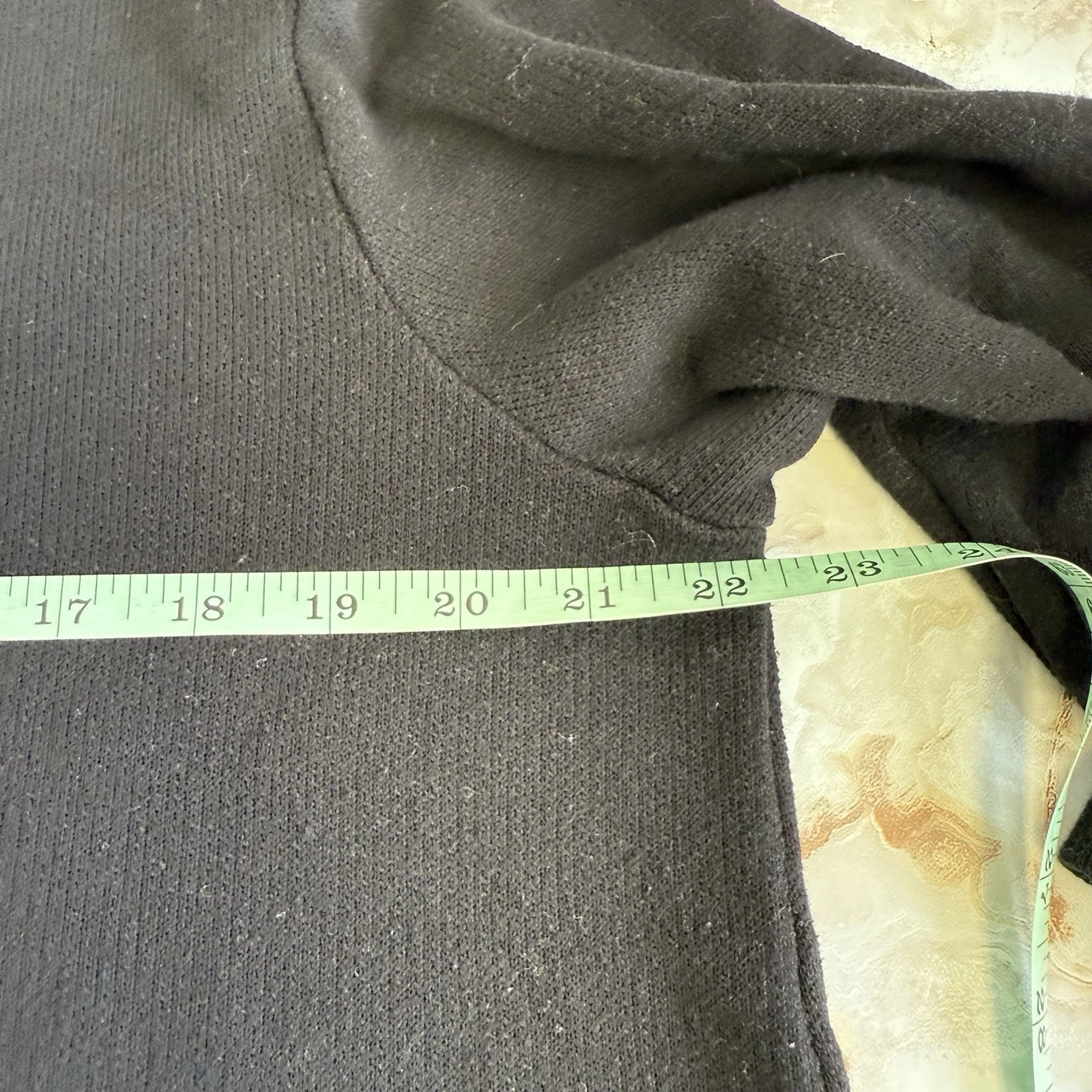 Maglione Michael Kors nero alto basso stringato davanti con cappuccio 1x logo gemma