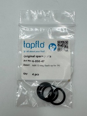 Tapflo 6-050-47 NBR O-ring (back up for 36) set, New