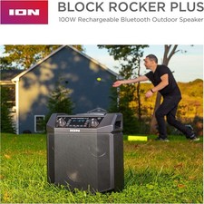 ION Block Rocker Plus Portable Speaker System-Perfect Working Condition