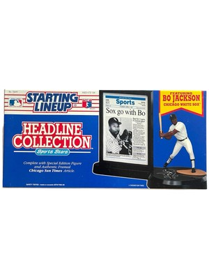 #ad Bo Jackson Starting Lineup Headline Collection 1992 Home Jersey $13.95