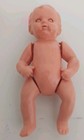 2 Vintage Dollhouse Miniature Plastic Jointed Sitting Or Laying Baby Doll (s)  — photo 3