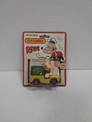 Vintage Matchbox Popeye Character Series In A Spinach Wagon Delivery Truck New