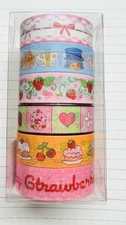Strawberry Shortcake Pipsticks Sweet Delights Mega Washi Tape Collection NEW