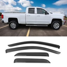 Window Visors, Compatible with 2014-2019 Chevrolet Silverado  GMC Sierra