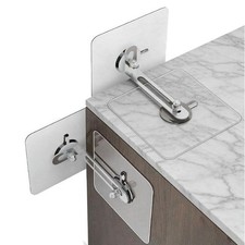 4Pcs Furniture Wall Anchor Pack of 2 Adhesive Fasteners Transparent No Drill Saf