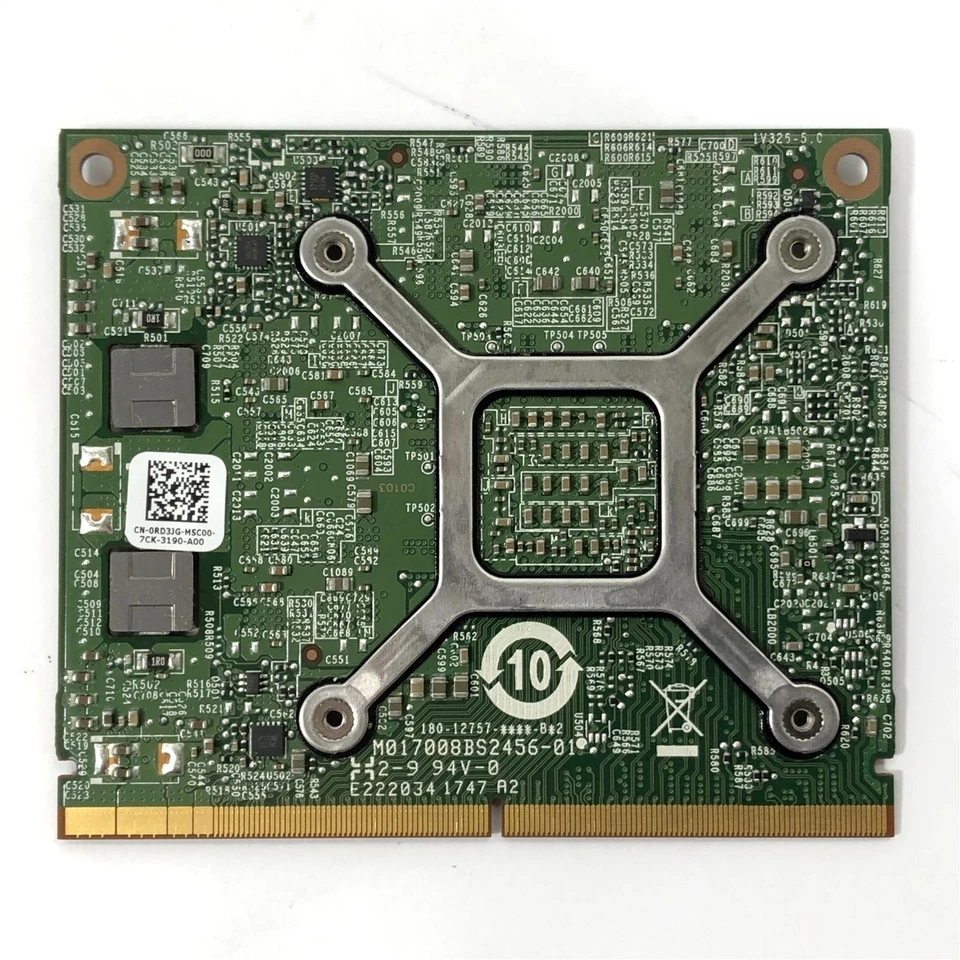 NEW GENUINE DELL 4GB NVIDIA QUADRO M1200 GRAPHICS CARD RD3JG 0RD3JG - Image 2 of 3