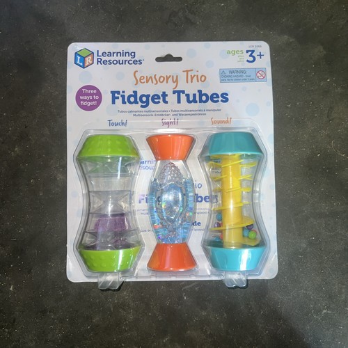 Learning Resources Sensory Trio Fidget Tubes, 3 Pieces, Ages 3+, Toddlers Toys