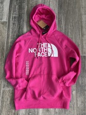 THE NORTH FACE PINK HOODED SWEATSHIRT SIZE MEDIUM NEW WITH TAGS