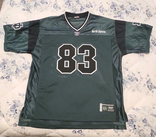 Majestic North Dakota Fighting Sioux #83 Football Jersey Green/Black XL Vintage