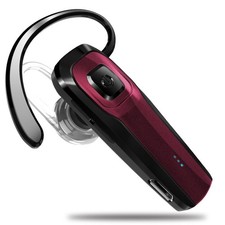 TOORUN Bluetooth Earpiece, M26 Headset Handsfree Wireless Red