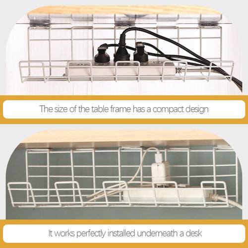 2 Pcs Draht Lagerregal Kabelspeicherorganisator Kordner Organizer - Bild 12 von 12