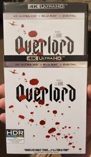 OVERLORD 2018 4K UHD  BLU-RAY  SLIPCOVER  DIGITAL COPY ZOMBIES WW2 RARE OOP