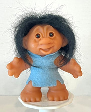 Dam Troll PLAYMATE Early Little Sister 5 in Rare Cute Side Smile ORIG CLOTHES