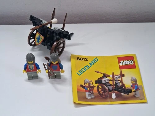 Lego Vintage Set Legoland Castle 6012 Siege Cart, with instructions
