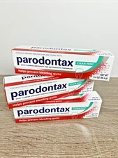 PARODONTAX Toothpaste 3pack HelpsPrevent Bleeding Clean Mint 3.4oz/exp 2026/3
