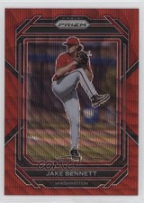 2023 Panini Prizm Ruby Wave Prizm Jake Bennett #51 0s1o