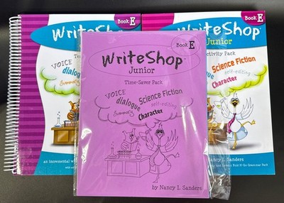 WriteShop Junior Book E Set Teacher s Guide, Activity Pack, & Time-Saver Grade 5