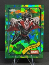2025 Topps Chrome Marvel Comics Sapphire Green 70/99 Morbius #166