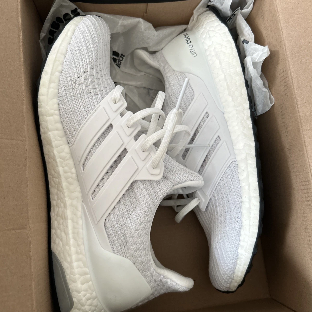 adidas UltraBoost 4.0 Triple White | eBay