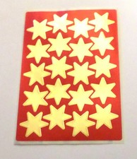 PLANCHE STICKERS ETOILES DOREES - NEUF - LXSTI061