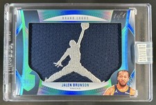 2024-25 Panini Eminence Jalen Brunson Brand Logos Jumpman Patch #1/1 Knicks