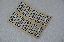 TESA THERMAX TEMPERATURE SENSITIVE 4 LEVEL STRIPS 125-200 LOT OF 10 NEW 