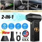 Compressed Air Duster Mini Blower with LED Light, 130,000 RPM With 4 Speed HOT