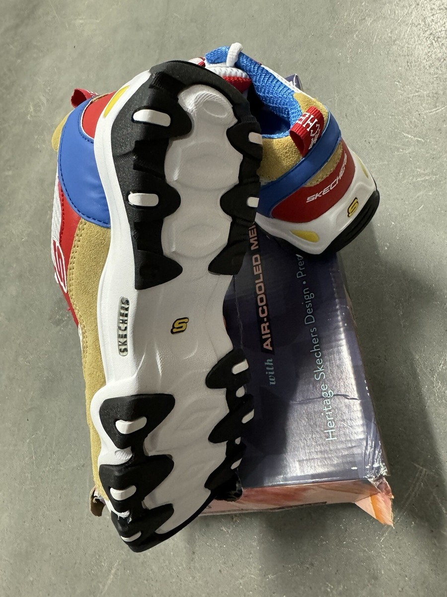 NIB Skechers D'Lites X One Piece Women's Sneakers Luffy Limited