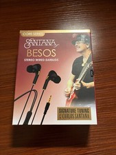 Factory Sealed Brand New Santana Besos Stereo Wired Earbuds 3.5mm Jack