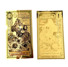 1 Wyoming Goldback Aurum Gold Foil Note 1/1000 oz 24kt .999 Fine GOLD