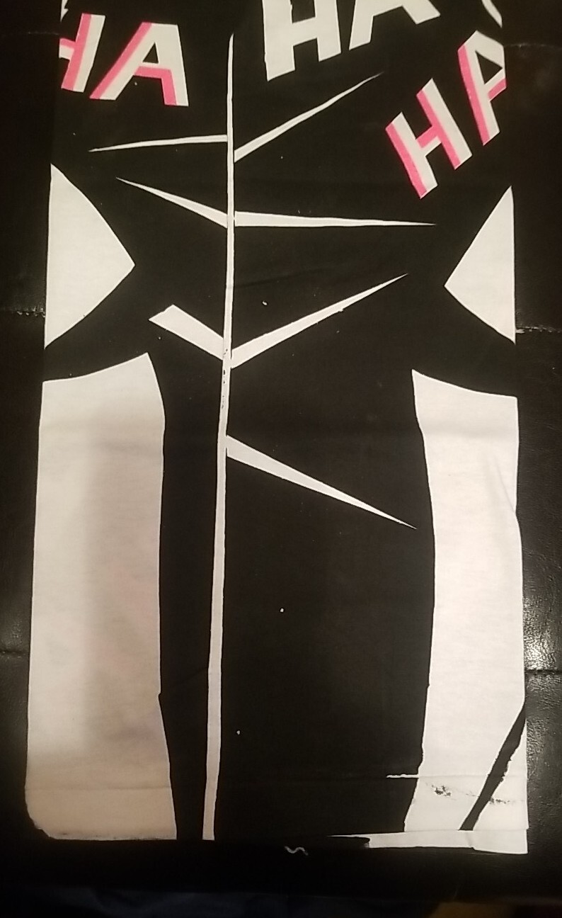 Vintage 1988 DC Joker T Shirt White Pink And  Black Size XL New Never Worn Rare!