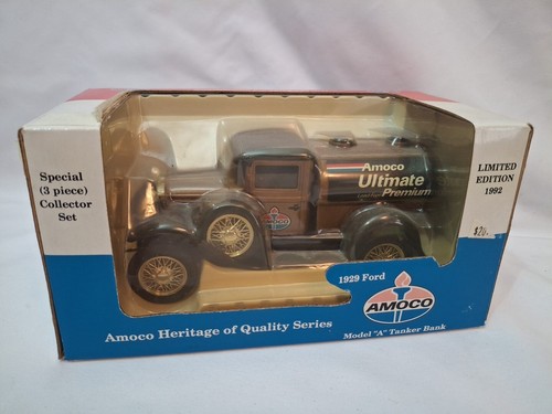 Liberty Classics Diecast 1929 Amoco Brown Ford Model A Tanker Bank 1992 NOS