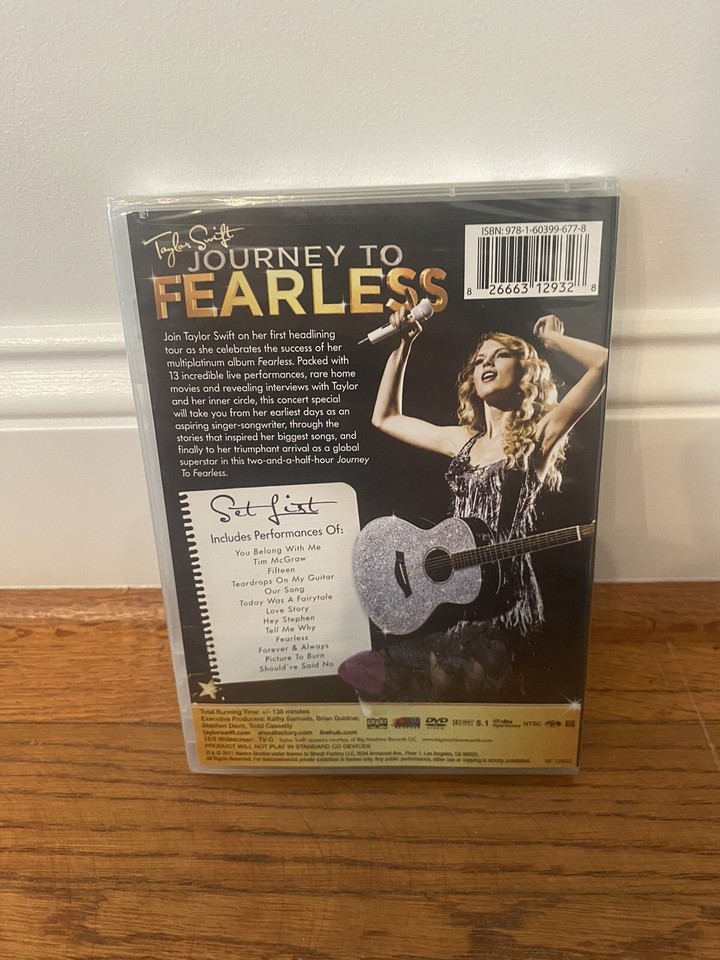 New TAYLOR SWIFT Journey To Fearless DVD OOP Ultimate Live