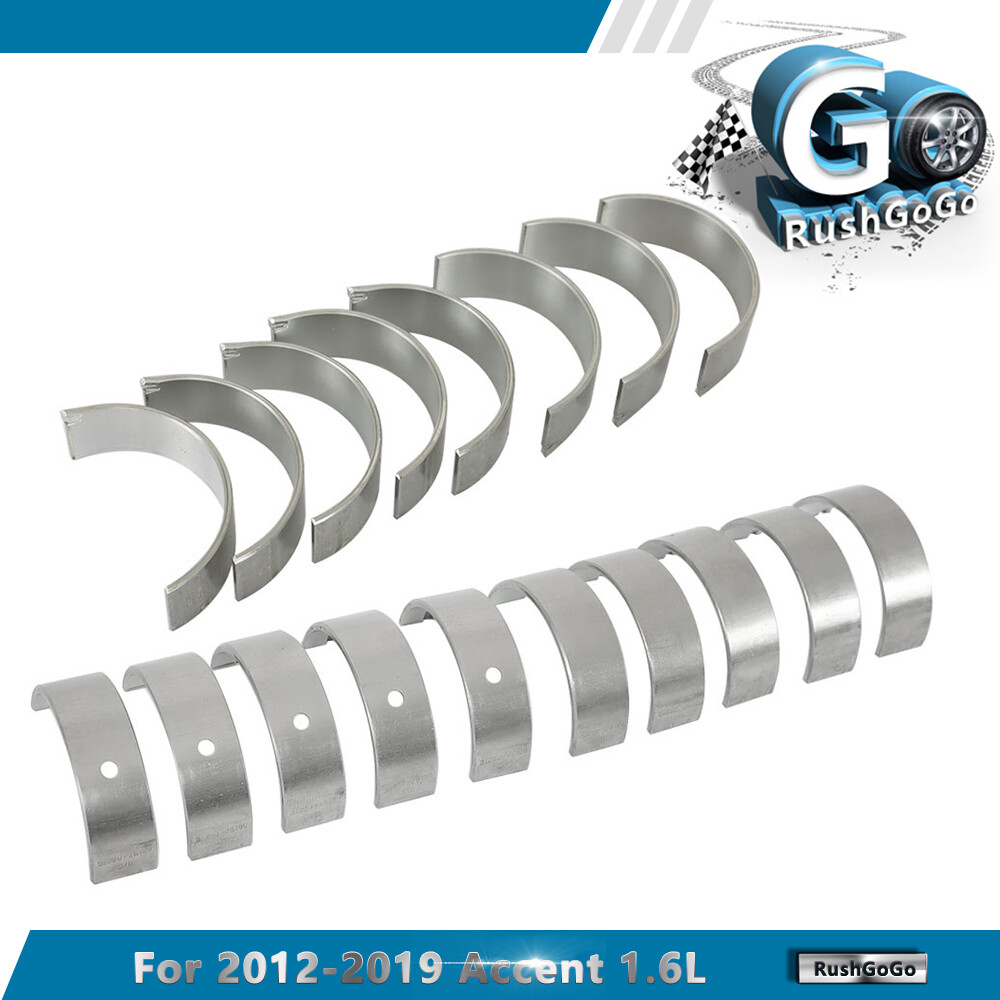 10PCS 2012-2016 Hyundai Accent 1.6L Connecting Rod & Crankshaft Main Bearing Kit