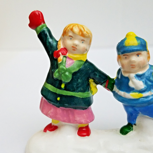 Dept 56 1992 Nanny And The Preschoolers The Original Snow Village #54305 Joyful - Picture 7 of 10