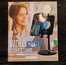   Mercury Innovations Video Call Light Stand Modes New . Lot 41