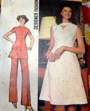 LOVELY VTG 1960s DRESS PANTS Sewing Pattern 12/32
